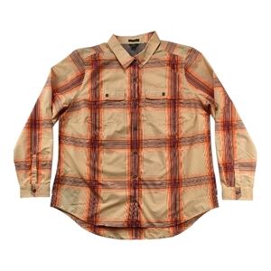 Eddie Bauer Classic Fit Plaid Shirt Women’s XL Outdoor Lightweight